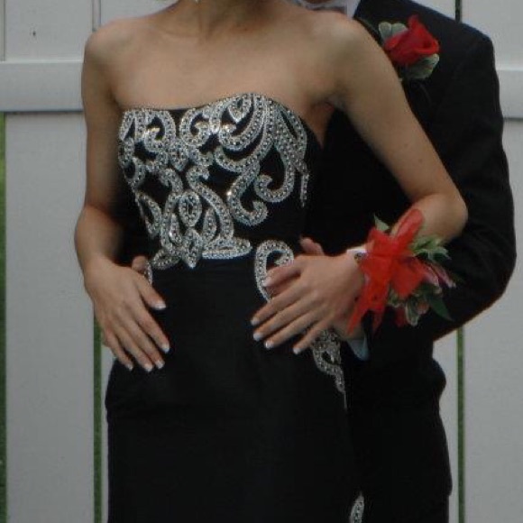 Jovani black beaded dress - Picture 3 of 5